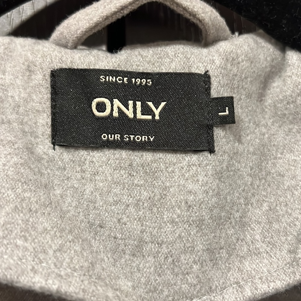 ONLY Grey Trench Coat | Large - Picture 2 of 3